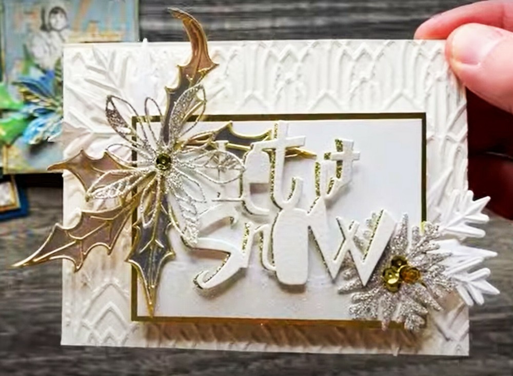 Sizzix Thinlits Festive Bouquet 6pc set #665565 Retail $21.99 by Tim Holtz