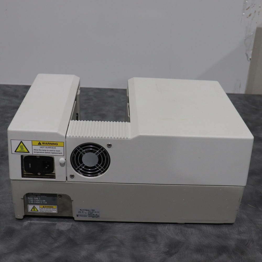 SHIMADZU MULTISPEC-1501 UV-VIS PHOTODIODE ARRAY SPECTROPHOTOMETER