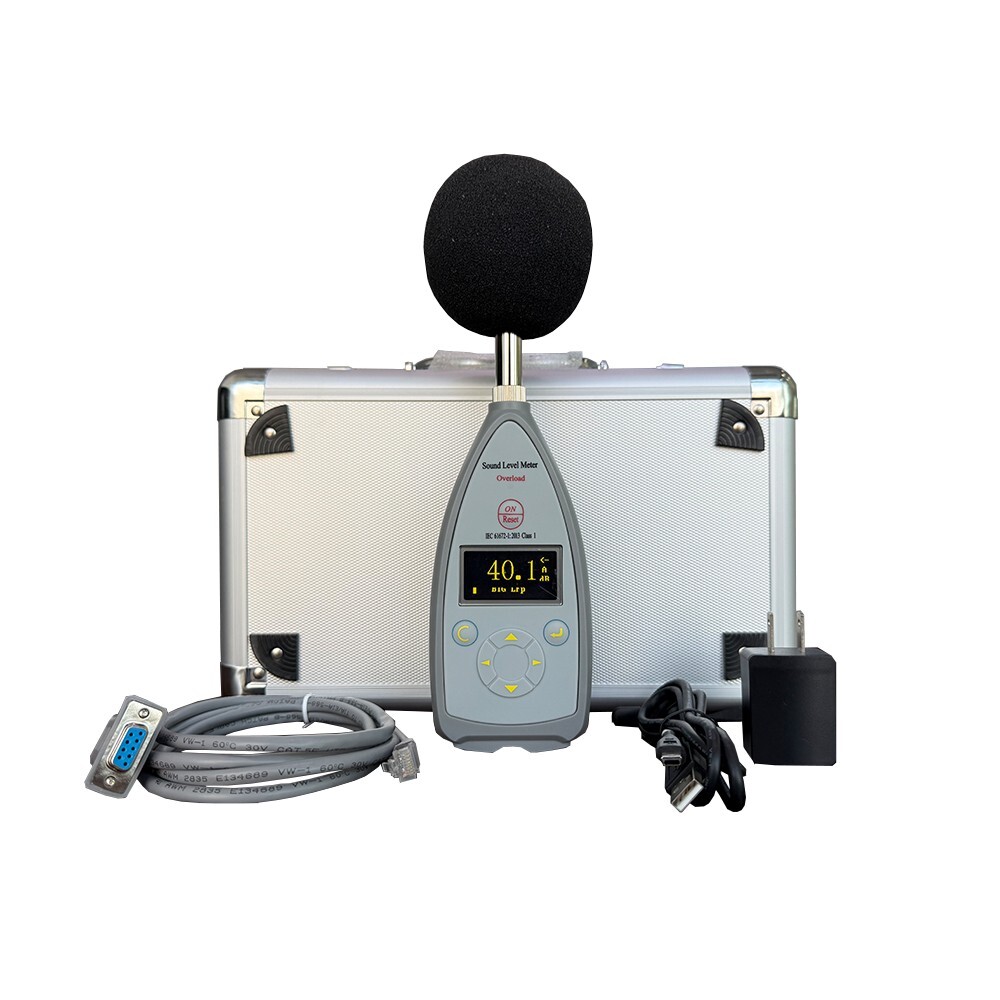 Type 1 Sound Level Meter Noise Meter with Integrating Function 8000 Groups Data