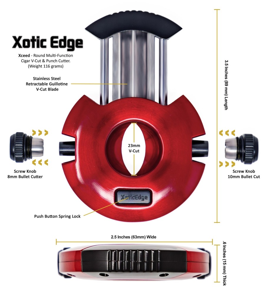 XoticEdge Xceed V-Cut (Red)