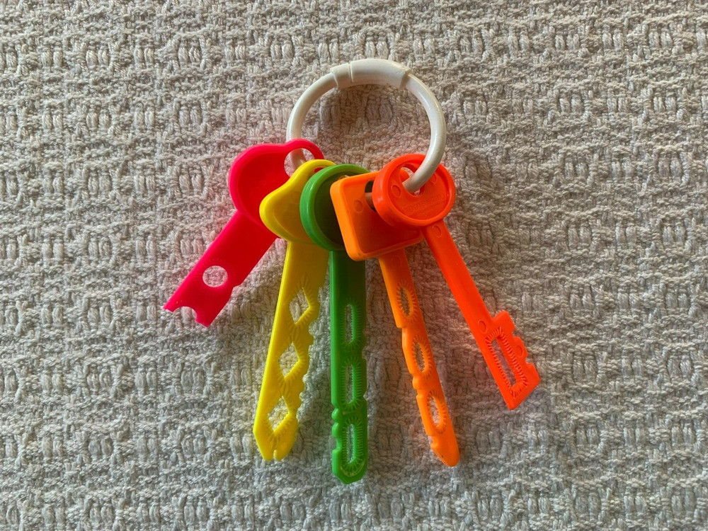Vintage Mr Bubbles Bubble Keys/Keychain by Tootsietoy