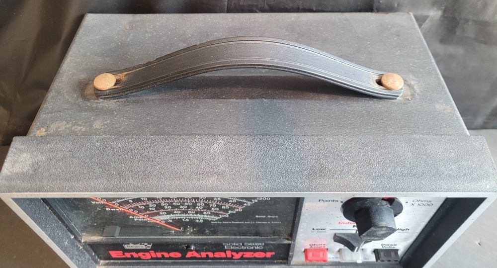 Sears Solid State Electronic Engine Analyzer Model 161.214230 W Cables/Manual