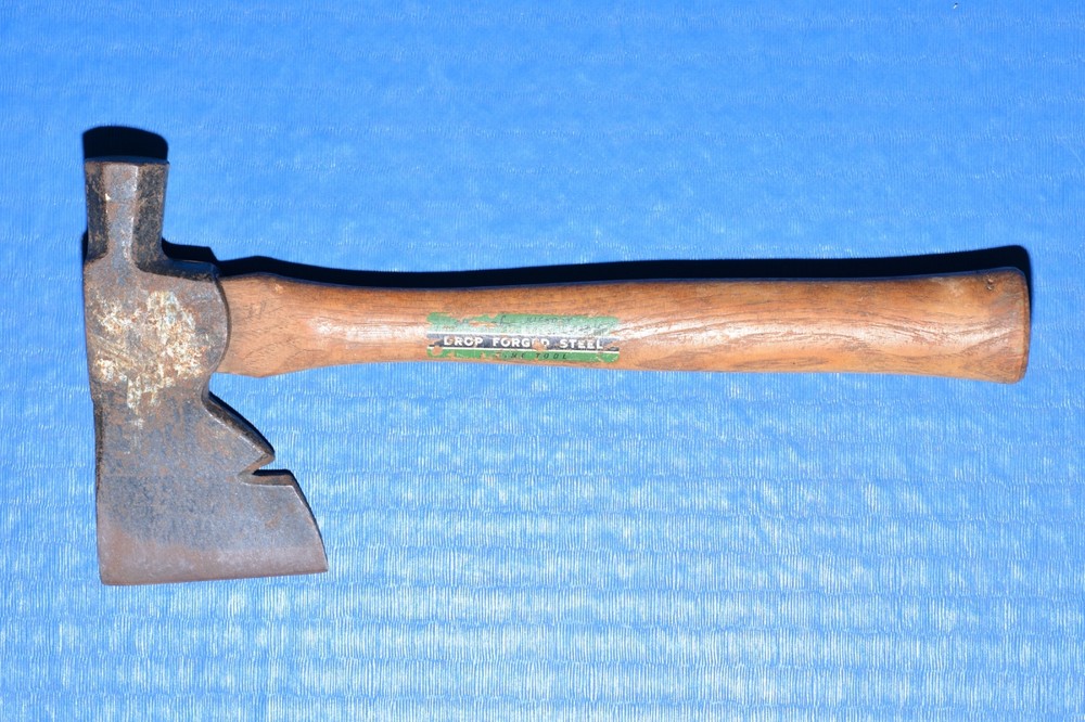 Vintage Hatchet Classic Drop-Forged Steele Axe with Hickory Handle