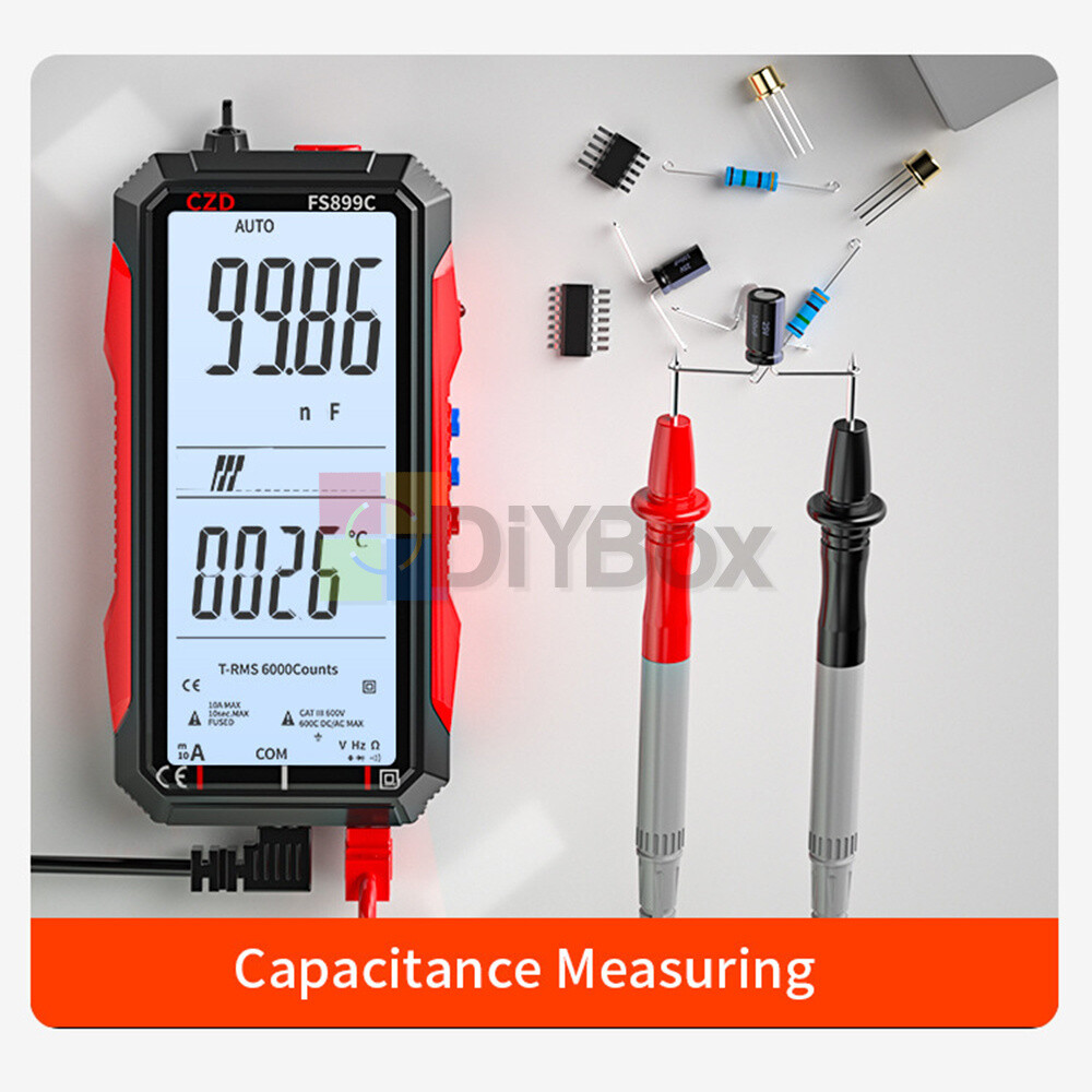 CZD-FS899C Digital Multimeter Auto AC/DC Voltage Current Frequency Meter New