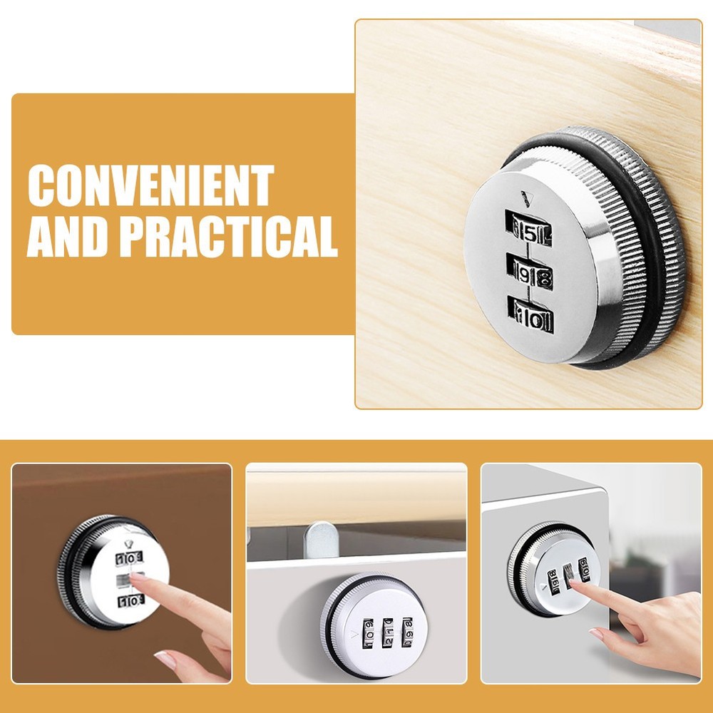 Combination Corner Drawer Lock for Mail Box Cabinet Locks with Code