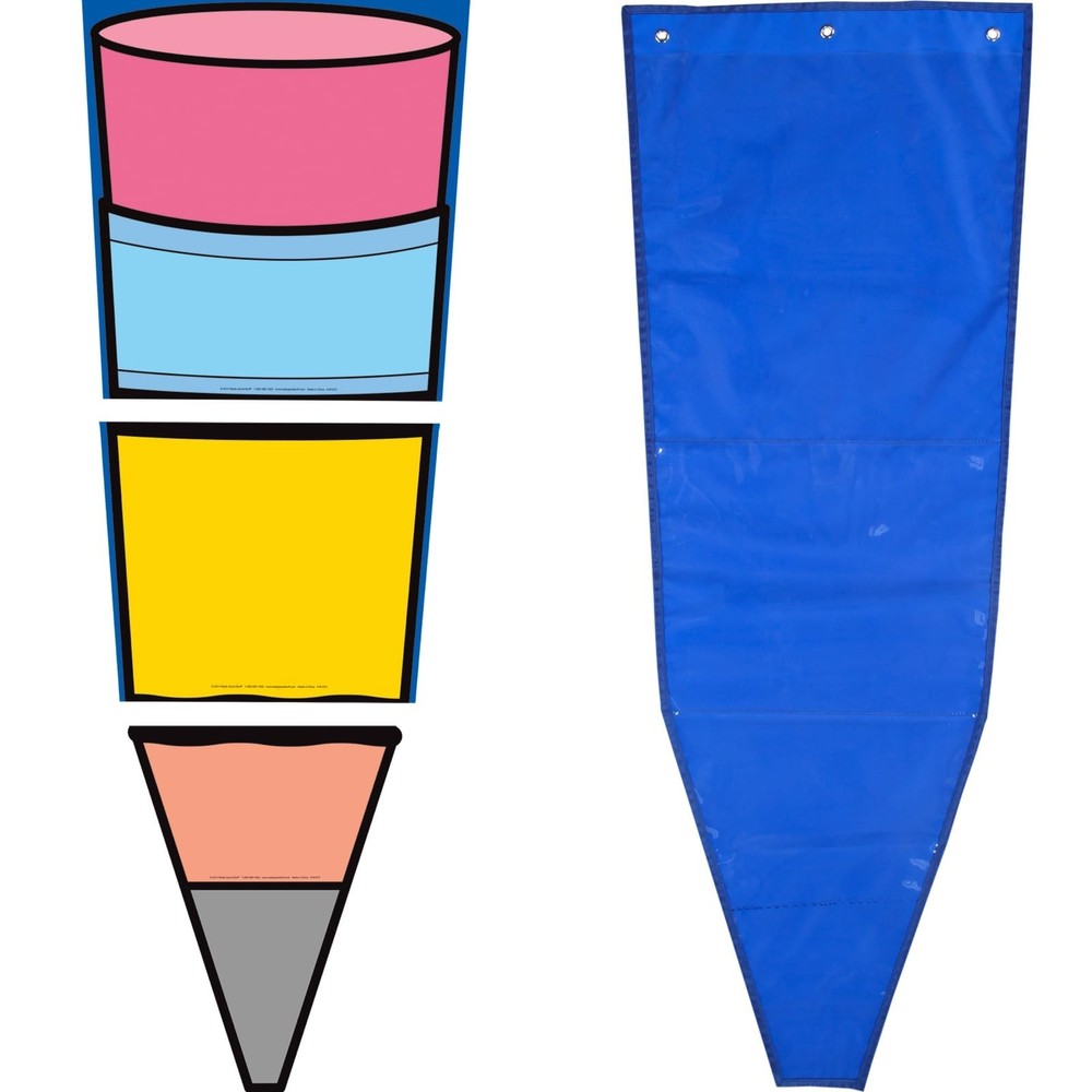 Really Good Stuff Writing Process Clip 'N' Track Pocket Chart - 1 Multi-Item ...