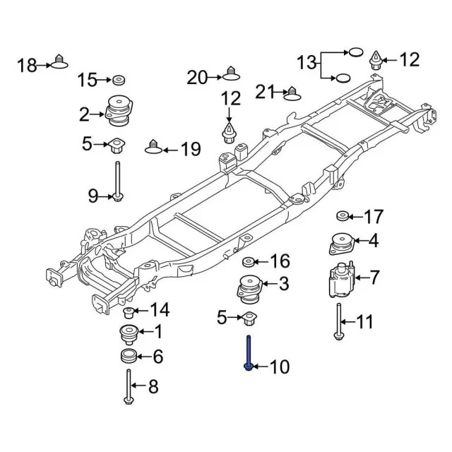 Genuine Mount Bolt W718644-S439