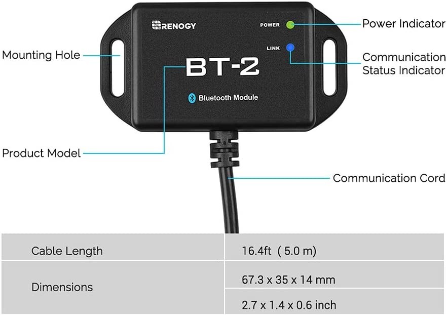 Bluetooth Module for Solar Charge Controller - Real-time Insight, User-friendly