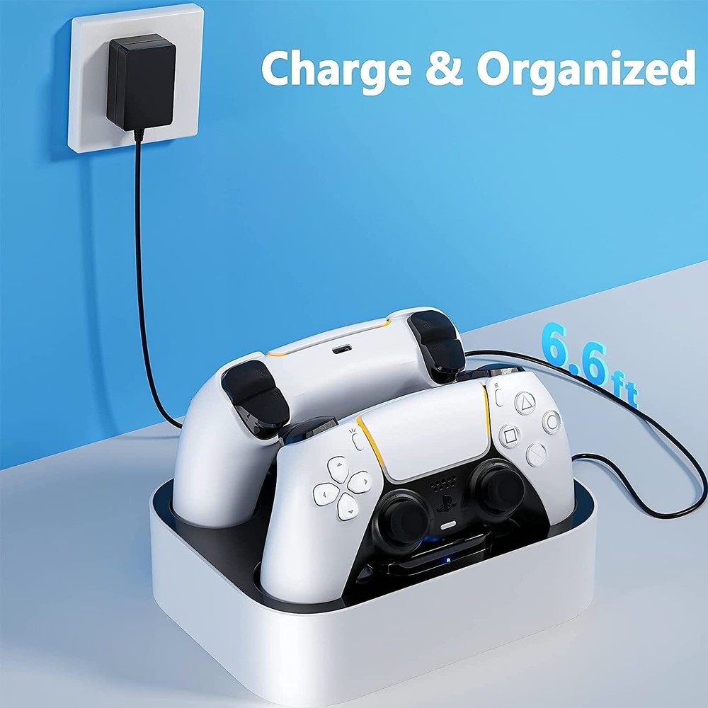 PS5 Controller Charging Station For Playstation 5 Controllers Dual Charging Dock