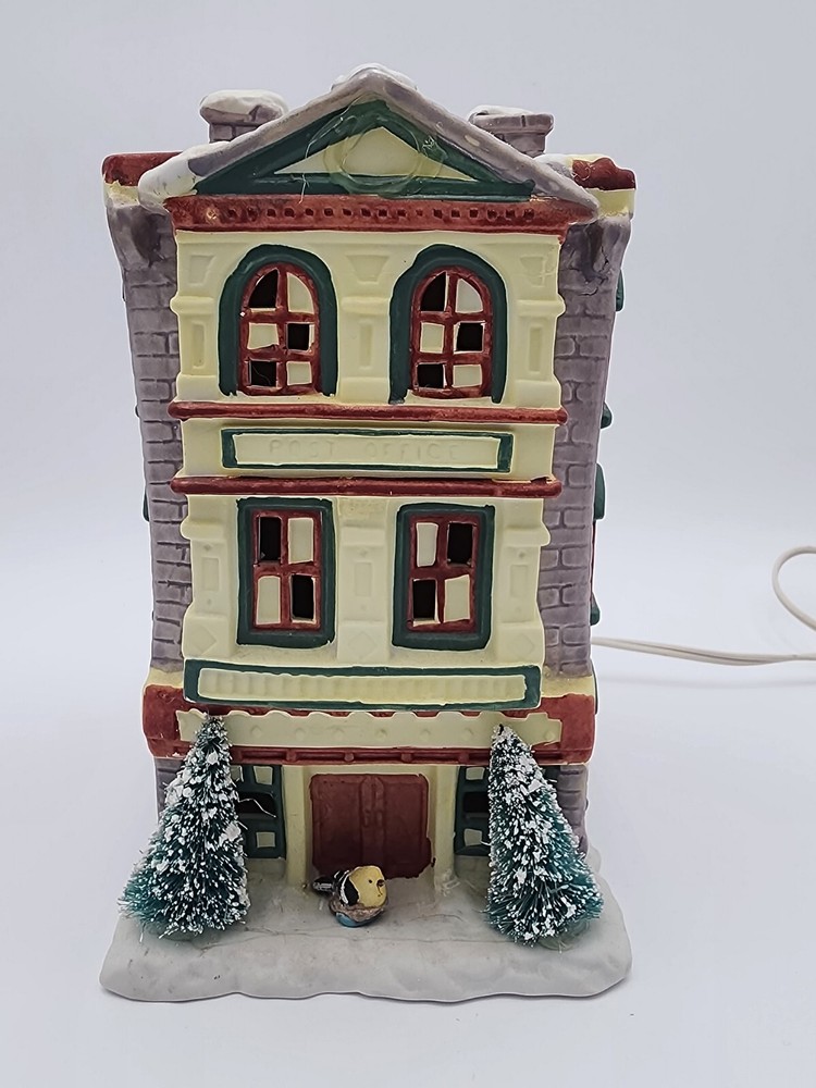 Christmas Village Post Office By Charmex 1991 Retired