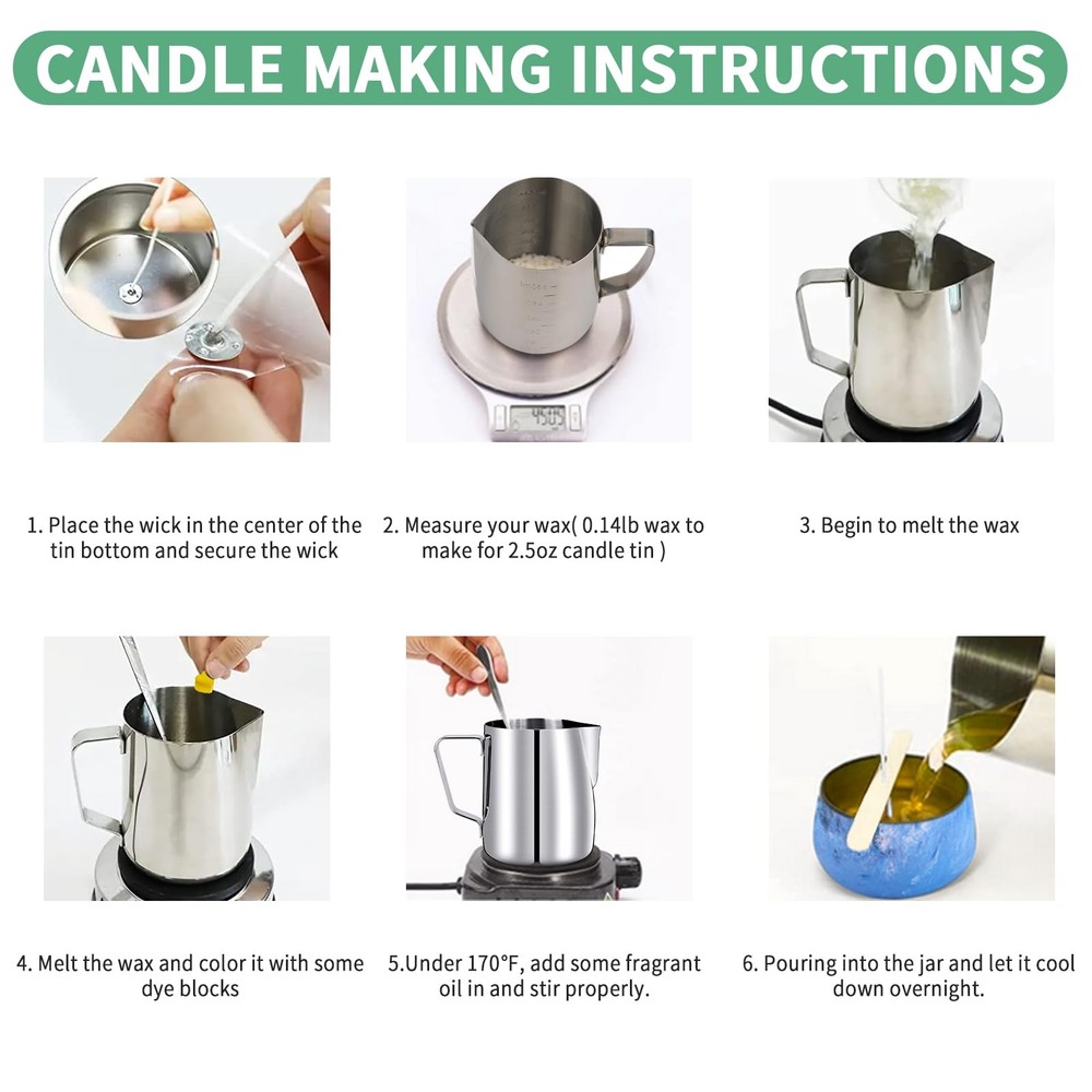 SUPERSUN Candle Making Kit for Adults, DIY Medium, Colorful