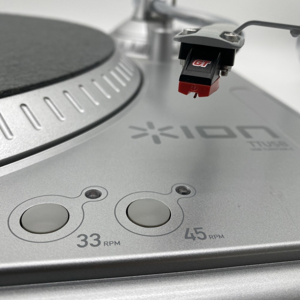 ION TTUSB USB Turntable Record Player RCA & USB Fully Tested