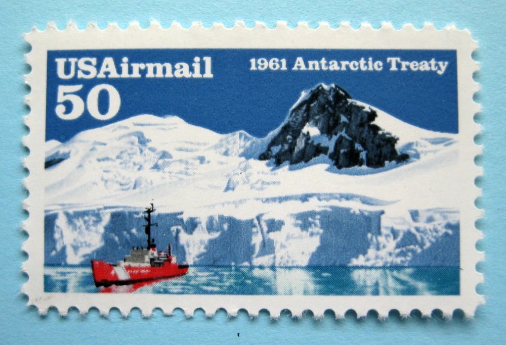 Sc # C130 ~ 50 cent Antarctic Treaty Issue (fi18)