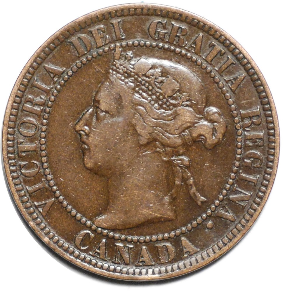 1896 CANADA LARGE CENT - FINE - #124
