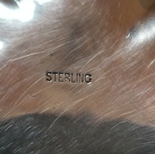 Kerr Sterling Silver Dish Circa 1855 To 1892 Repousse pattern 732