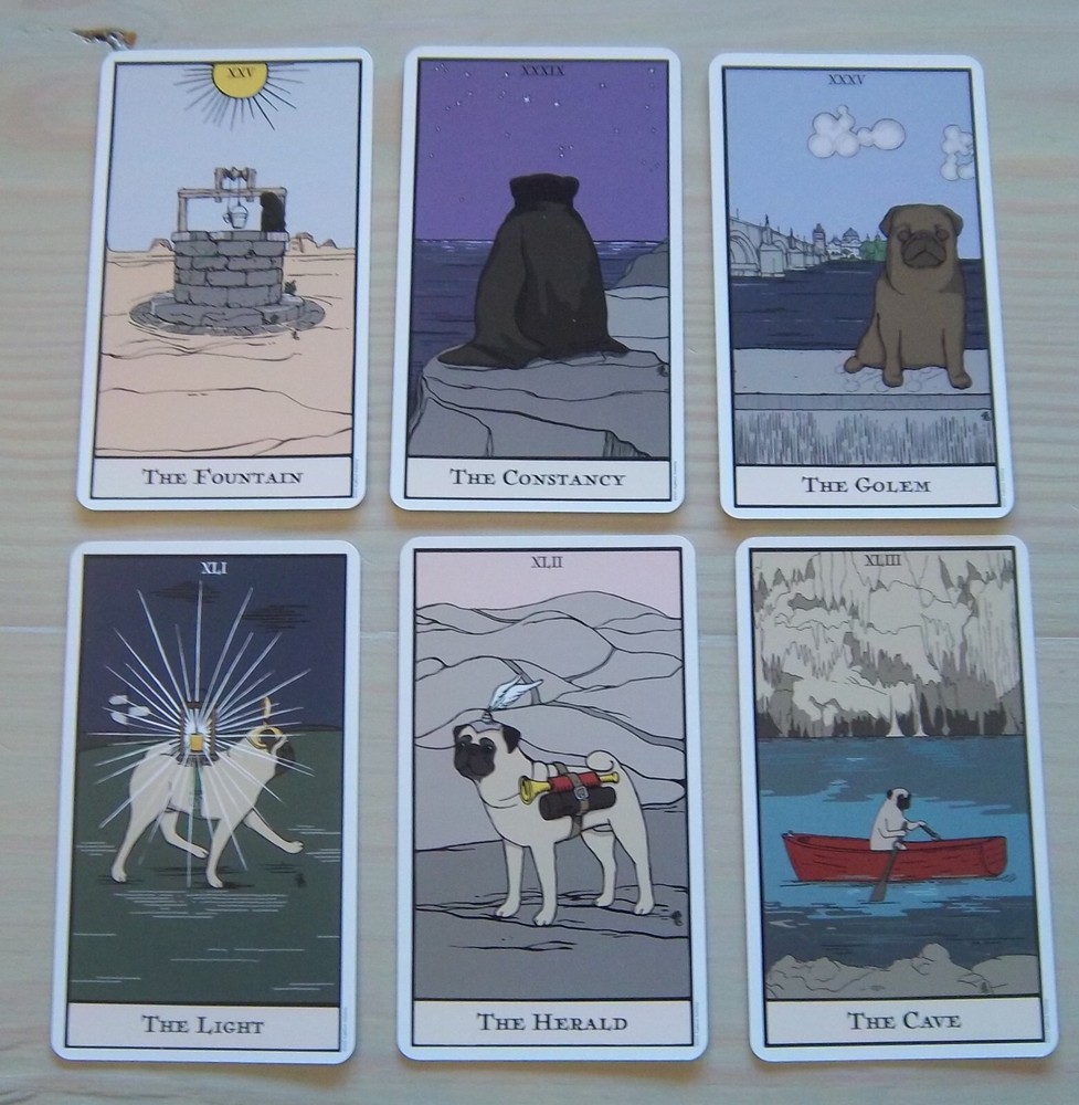 Original Indie Pug Bundle - Tarot Deck Expansion Deck Pocket Deck New / Sealed