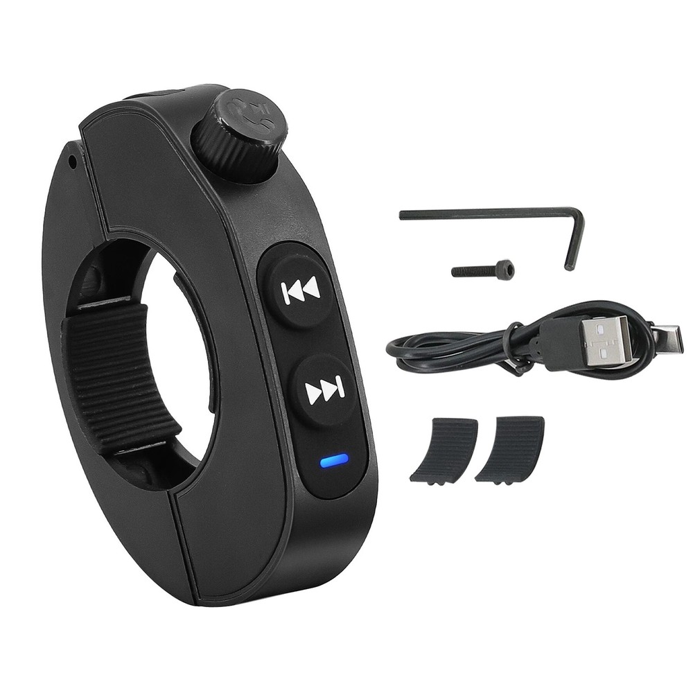 Portable Wireless Bluetooth Media Remote Control For Motorcycle Handlebar New