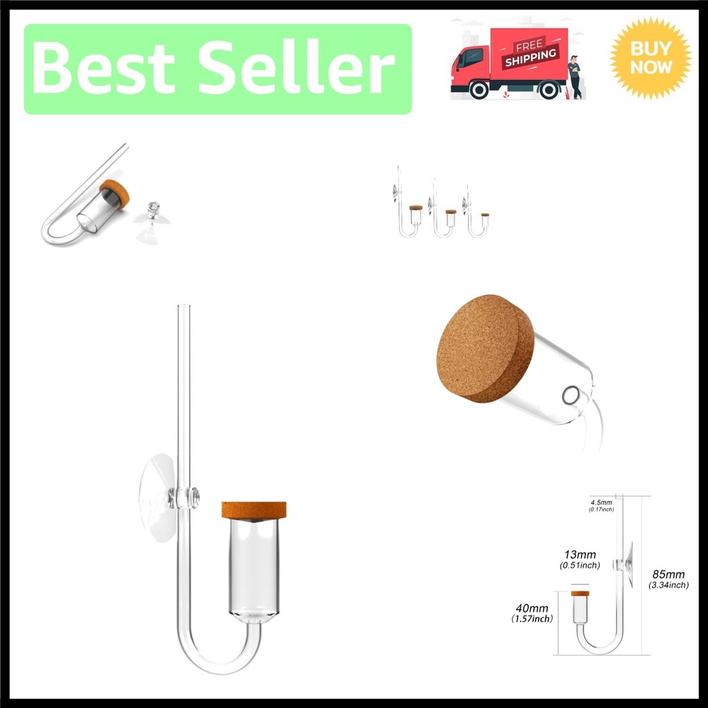 High-Performance Neo CO2 Diffuser - Secure Suction Cup for Reliable Placement