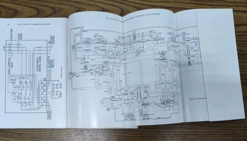 B.S.A. Tools Co Single Spindle Automatic Screw Machine Operator Handbook Manual