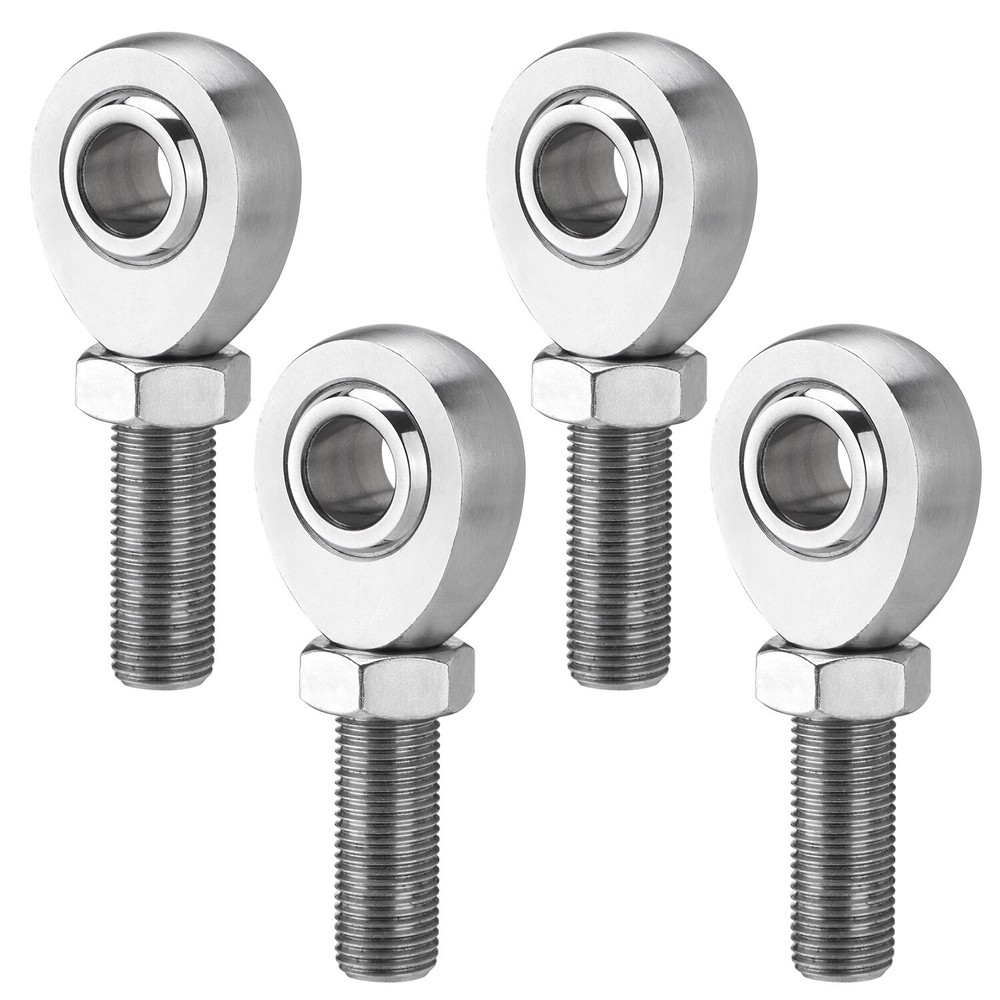 4x 1/2” Chromoly Heim Joints Rod End Kit Left & Right Hand Thread Heim Joint