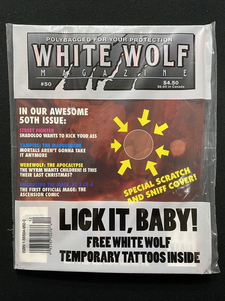 White Wolf Magazine Issue #50 New Sealed