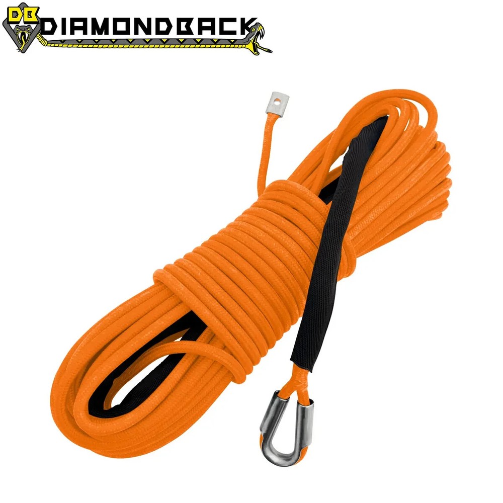 3/8"x125' Diamondback Winch Rope - Custom Splice