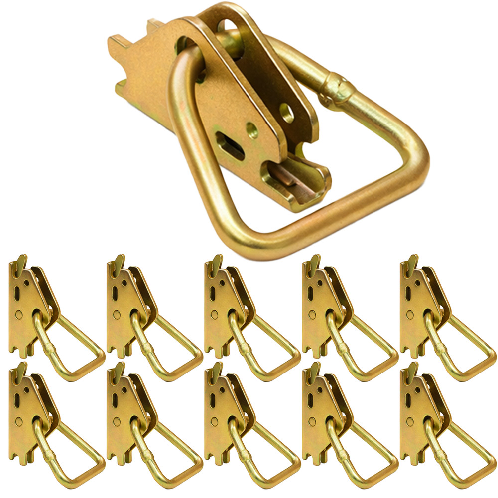 Delta Ring Fitting E Track Accessory 10pc Tie Down For E-Tracks  - Steel - USA