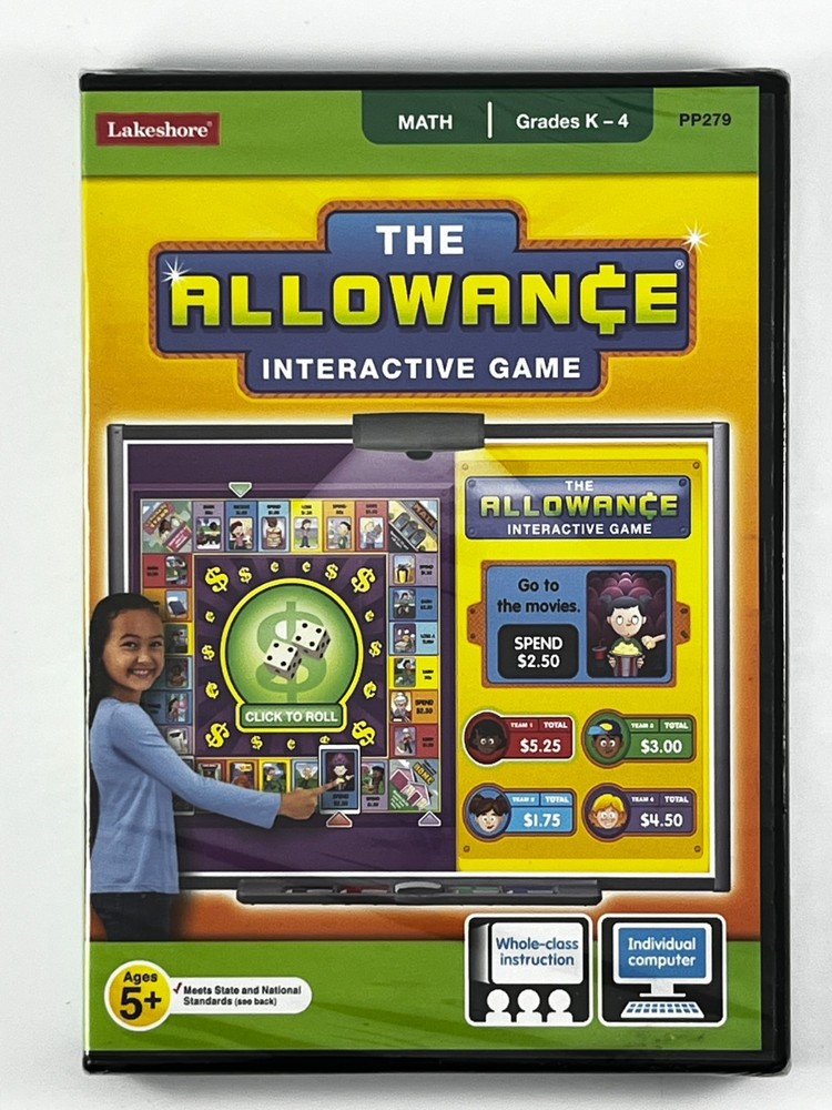 Lakeshore The Allowance Interactive Game PC Mac Windows New Sealed