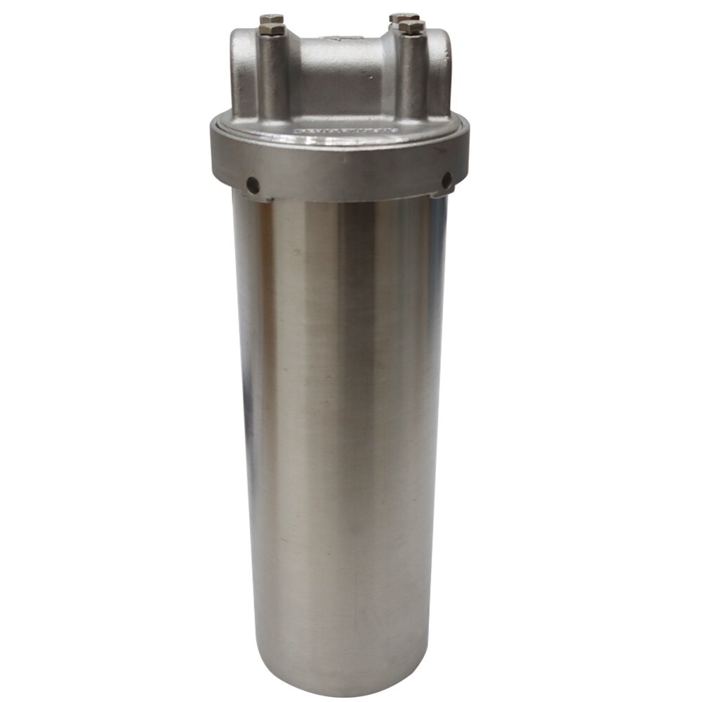 Cartridge Filter Housing Stainless Filtration Tool 1/2NPT 10'' No Filter Element