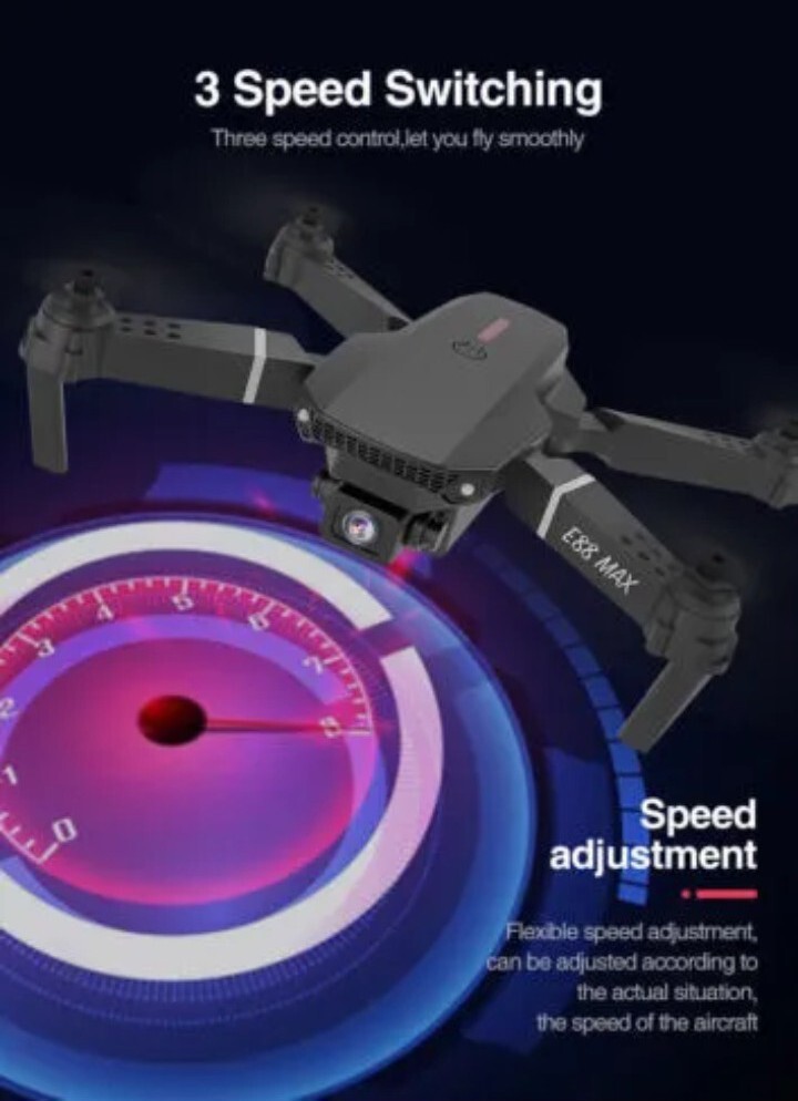 RC Drone HD Pro Wide Angle Camera WIFI FPV Foldable Drone Dual Camera Quadcopter