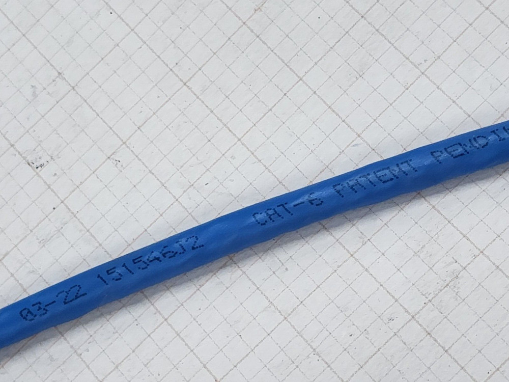 General Cable GenSPEED 6 23/4P Cat6 Network Cable CMP Plenum Blue /100ft