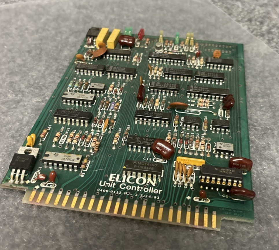 Elicon 0400-0112 Unit Controller Board Rev 3 Used
