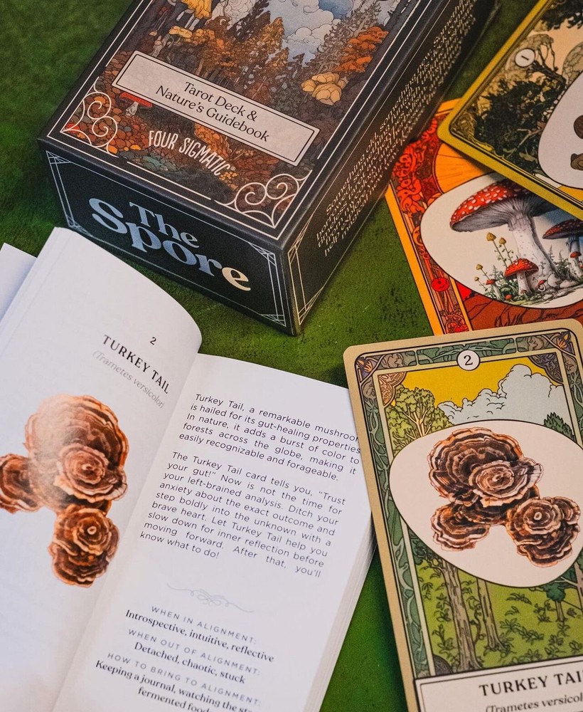 The Spore Tarot Deck & Nature’s Guidebook- Four Sigmatic