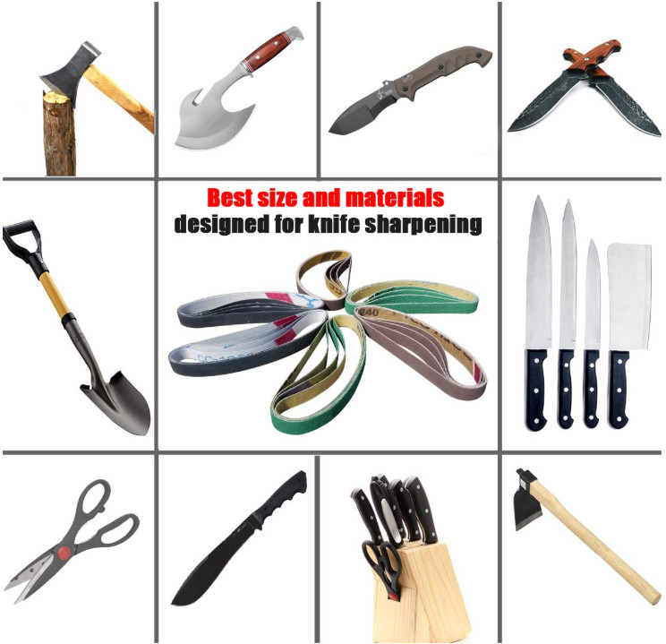 24 Pcs 1/2" x 12" Replacement Belt Kit for Work Sharp Original Knife & Tool...