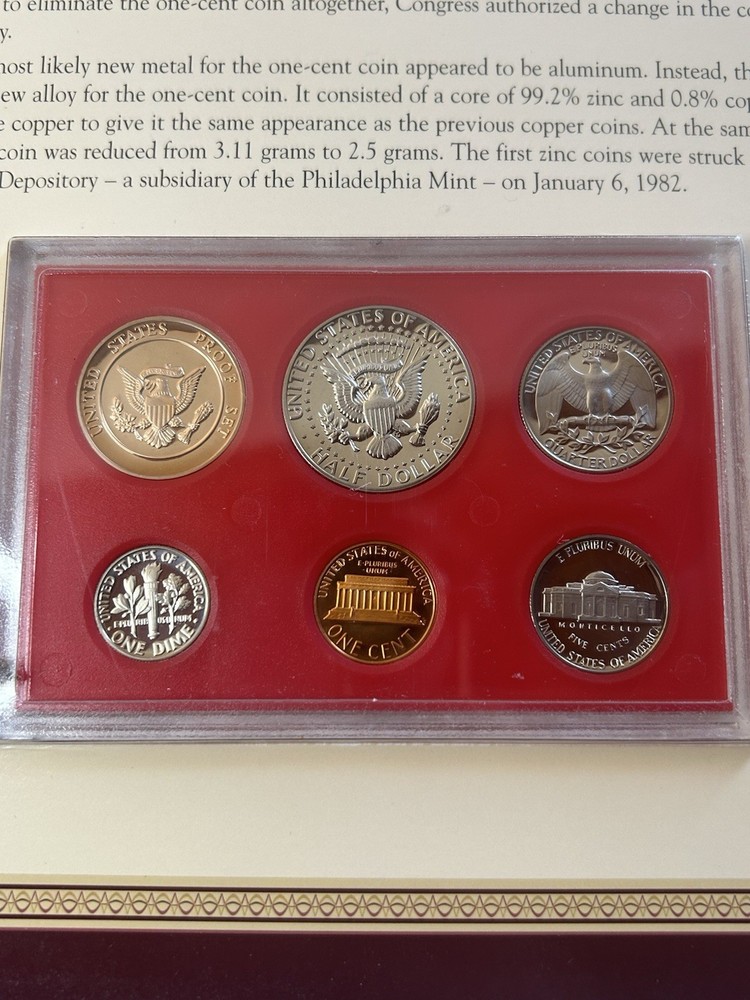 San Francisco Mint Proof Coins - Multiple Years