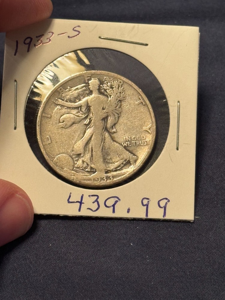 1933 S Walking Liberty Half Dollar