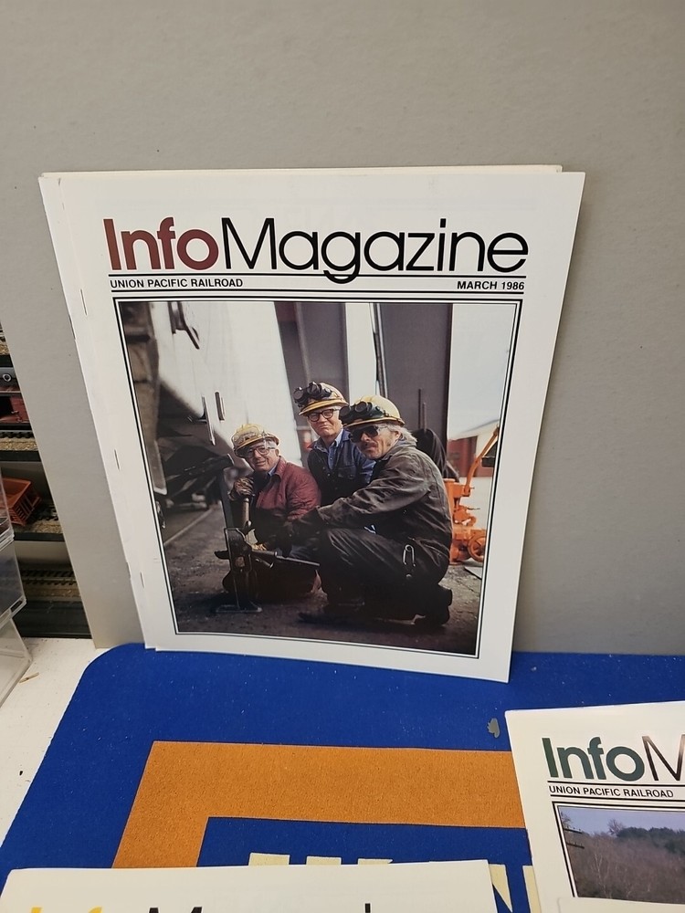 Info Magazine Union Pacific System 1986 11 Issues