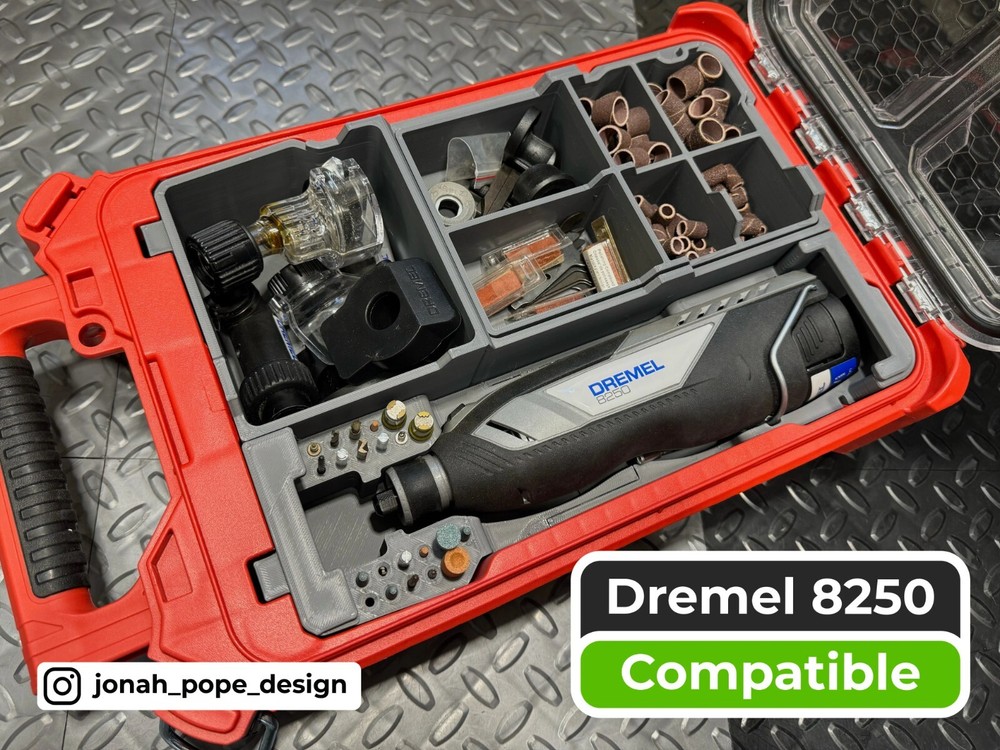 Milwaukee Packout Insert for DREMEL 8250 & 8260 Rotary Tool (Insert Only)
