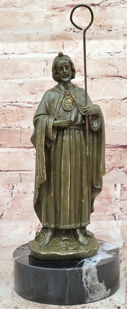 Handcrafted Saint Jude Bronze Statue – Authentic Religious Artwork for Sacred
