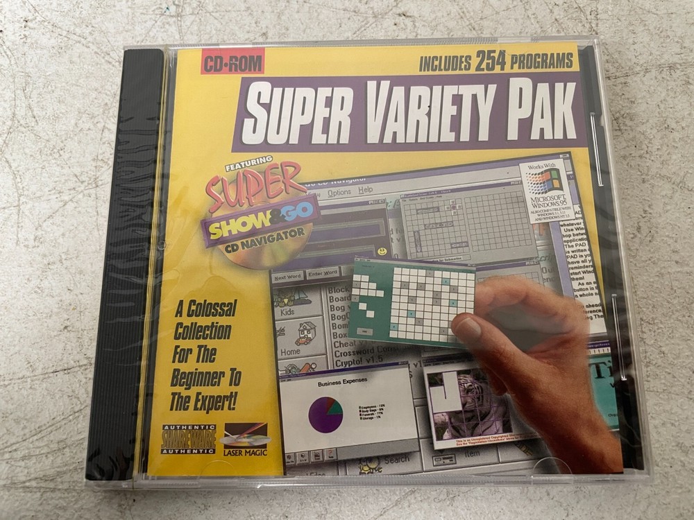 Lot of 3 251 PC CD-ROM Games Programs for Windows 90s Software INSTANT INTERNET