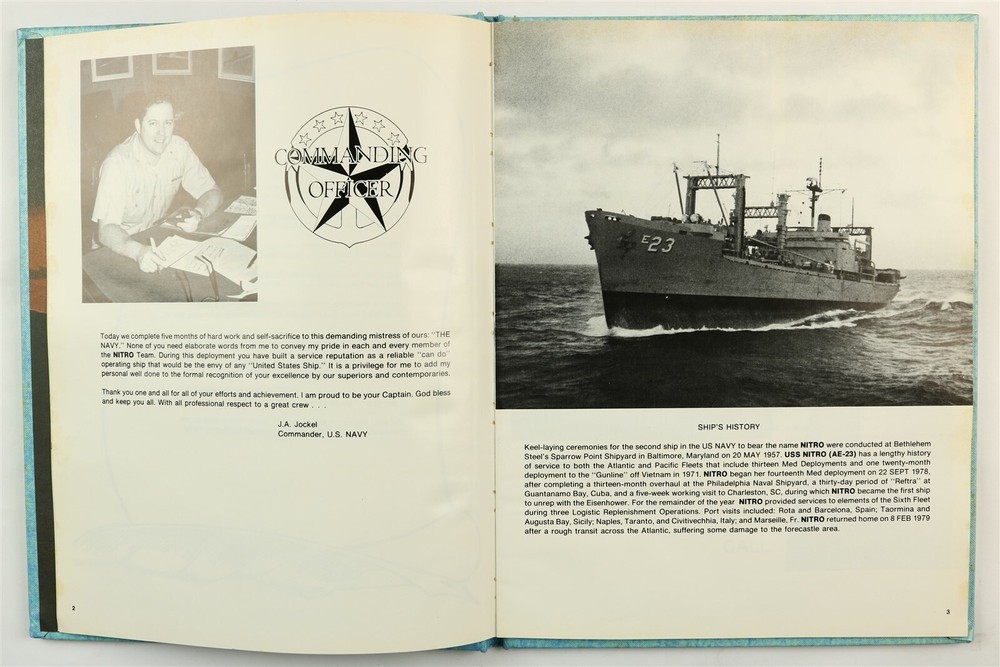 USS Nitro (AE-23) 1978 Mediterranean Deployment Cruise Book