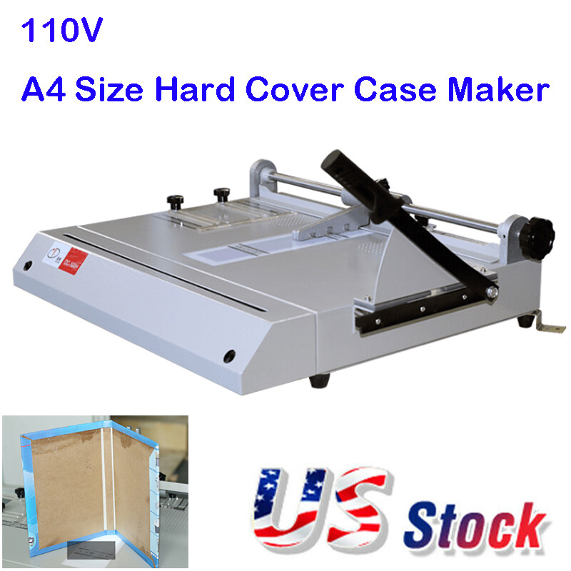 Enhanced A4 Size Hard Case Cover Maker Hardback Hardbound Menu Maker Machine