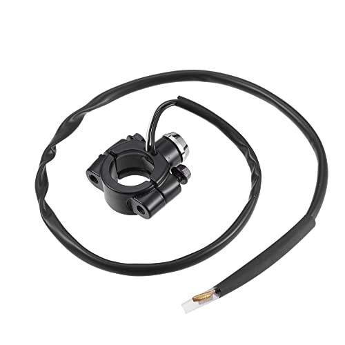 7/8" Motorcycle Handlebar Control Horn Start Switch Button with Connectors
