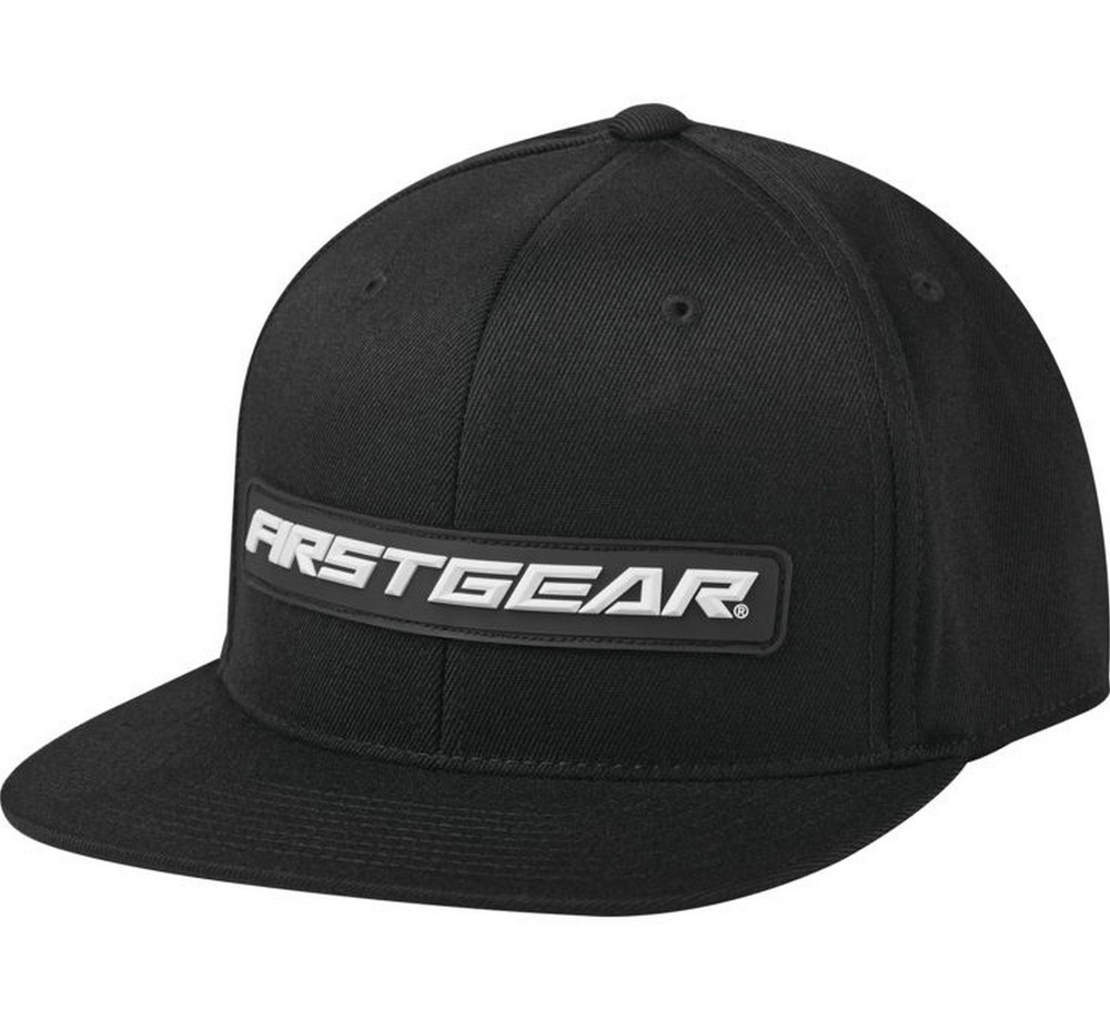 FirstGear Logo Snapback Hat Black