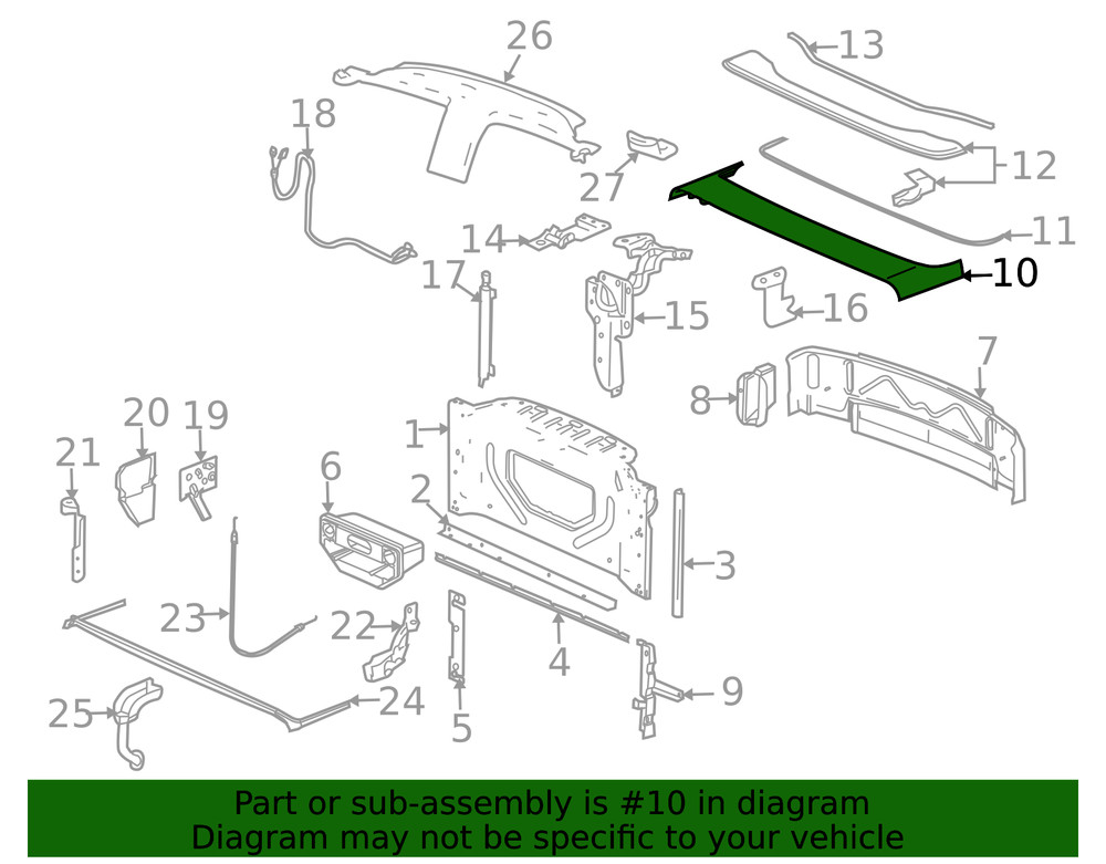 Genuine GM Lid 88980410