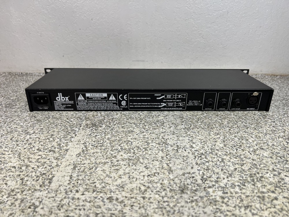 dbx 286A Microphone Preamp Processor CG01BJ6 (NO KNOBS!)
