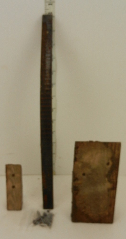 White Sewing Machine Co. Parlor Cabinet Machine Platform Guide & Stop Blocks