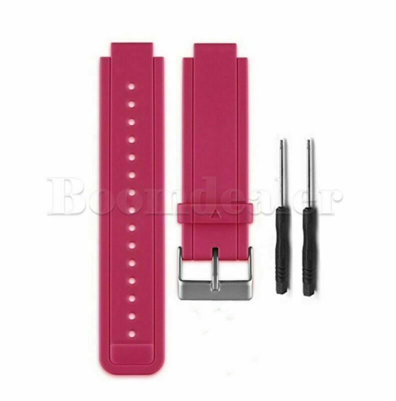 Adjustable Silicone Watch Band Strap Kit For Garmin Vivoactive Watch with Tools
