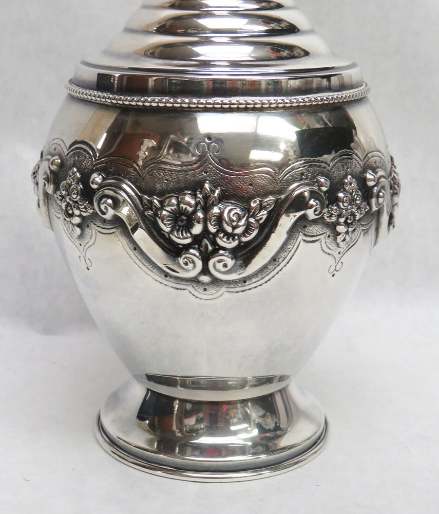 VINTAGE HAZORFIN STERLING SILVER 14" WINE DECANTER