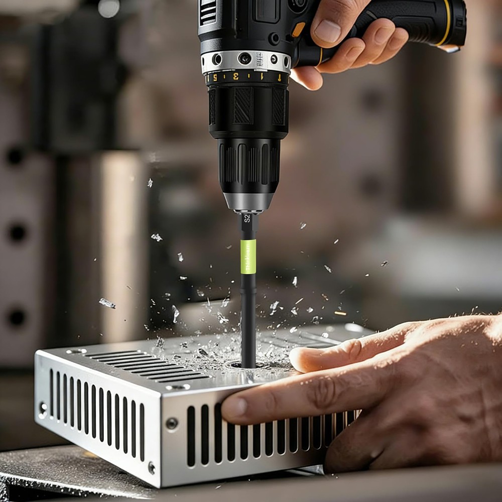 THINKLEARN Impact Torx Bit Set, 20 PCS 4" Security Bits, Orange+green